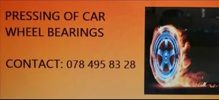 Pressing of wheel bearings