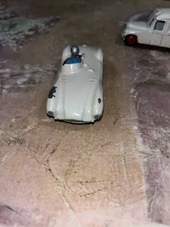 Toy Cars -Vintage 1950s Die Cast -Dinky Toys Daimler Ambulance &amp; Crescent Toys Aston Martin DB3S