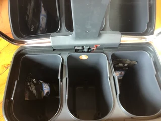 Recycling Pedal Bin - Brand New &amp; Unused In Box Brabantia Bo Stainless Steel 3 Division