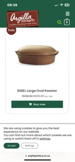 Argilla casserole pots x 2 with lids &amp; 3 ramekins genuine argilla excellent