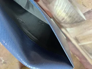 Ladies Purse - Genuine Mont Blanc in Embossed Genuine Leather - Good Condition