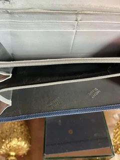 Ladies Purse - Genuine Mont Blanc in Embossed Genuine Leather - Good Condition