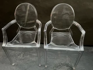 Ghost Armchairs x 2 - Good - Delivery Arranged