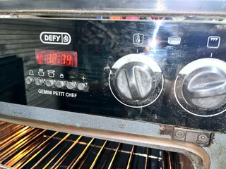 Oven - Defy Gemini Petit Chef in Black - Good - Guarantee - Delivery Arranged