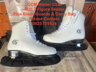 Ice Skates - Like New CCM Winter Club WS 9 Figure Skates &#43; Carry Bag - Courier Delivery Arranged