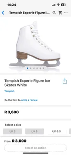 Ice Skates - Like New CCM Winter Club WS 9 Figure Skates &#43; Carry Bag - Courier Delivery Arranged