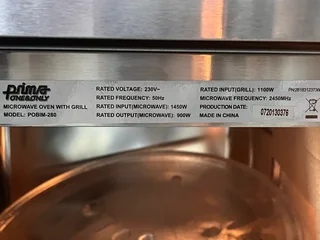 Microwave with Grill -Brand New &amp; Unused Stainless Prima 28 litres BUILT IN Unit -Guarantee