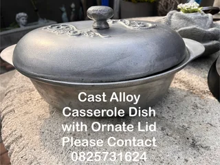 Casserole Pot / Braai Pot -New &amp; Unused Cast Alloy 36cm long x 24cm wide x 10cm deep -Delivery