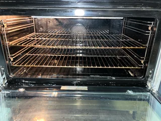 Gas Electric Stove -Stainless Steel Defy 6 Burner (4 gas 2 electric) with Thermofan Electric Oven