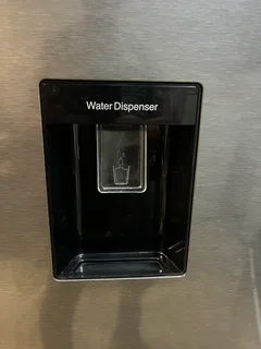 Fridge Freezer -Brushed Silver Defy 348 litres (medium) with Water Dispenser -Excellent -Guarantee