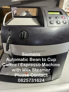 Coffee / Espresso / Cappuccino Machine -Siemens Automatic Bean to Cup with Milk Steamer -Guarantee
