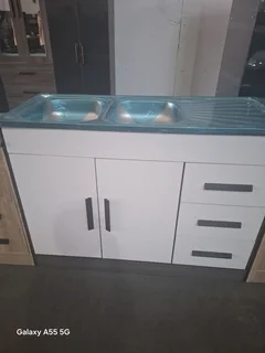 Double kitchen sink cupboard R1699-( call 0737213616)
