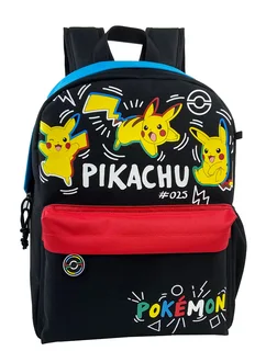 Pokemon: Pikachu 025 Colourful Backpack - 40cm Trolley-Adaptable (New)