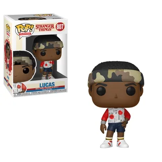 Funko Pop! TV 807: Stranger Things - Lucas Vinyl Figure (Season 3)(New)