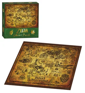 Legend of Zelda, The: Map of Hyrule - Collector&#39;s 550 Piece Jigsaw Puzzle (new)