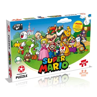 Super Mario & Friends - 500 Piece Jigsaw Puzzle (new)