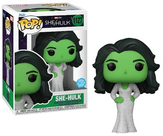 Funko Pop! Marvel 1127: She-Hulk: Attorney at Law - She-Hulk in Gala Dress(Glitter)(New)