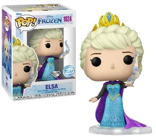 Funko Pop! Disney 1024: Princess - Elsa with Snow Flakes Vinyl Figure (Diamond Collection)(New)