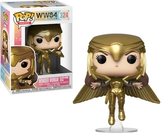 Funko Pop! Heroes 324: Wonder Woman wearing Golden Armor Flying Vinyl Figure (New)