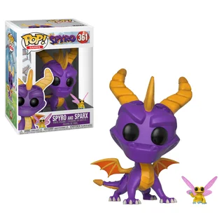 Funko Pop! Games 361: Spyro the Dragon - Spyro and Sparx Vinyl Figure (New)