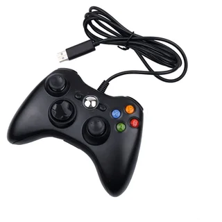 Xbox 360 Wired Controller - Generic Black (new)