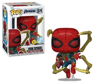 Funko Pop! Marvel 574: Avengers: Endgame - Iron Spider (Nano Gauntlet)(Glow in the Dark)(New)