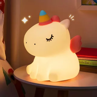 Baby Unicorn Squishy Night Light (New)