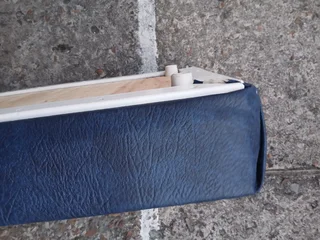 Heavy-Duty Blue Upholstery Fabric for sale