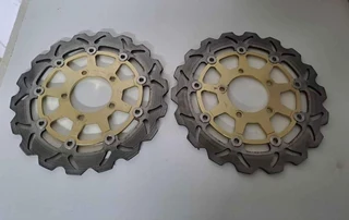 Kawasaki ZX-6R ZX6R ZX6 Front Disks/Discs Rotors 08-15