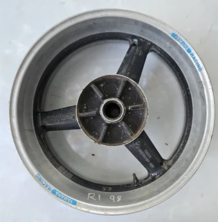 98 Yamaha YZF-R1 YZFR1 R1 Rear / Back Rim / Wheel