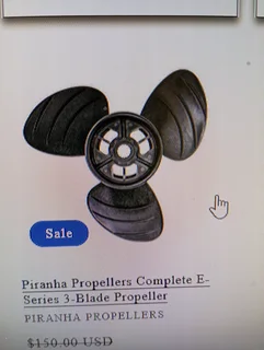 Propeller Monday–Piranha composite 3 blade propeller