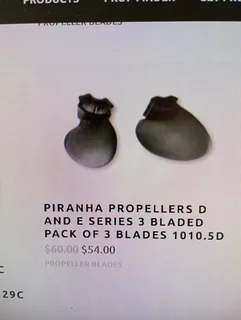 Propeller Monday–Piranha composite 3 blade propeller