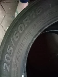 3 used tires - 205/60/R16
