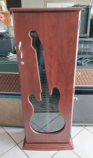 Guitar Themed DVD Rack - Wooden