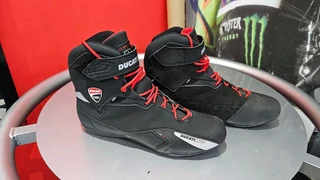 Ducati Leather Motorbike Boots - Size 12.5 / 47