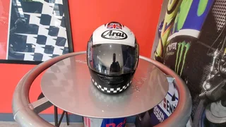 Arai Chaser Helmet - Signed by Phil Read(MotoGP and IOM TT Legend)