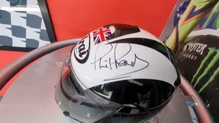 Arai Chaser Helmet - Signed by Phil Read(MotoGP and IOM TT Legend)