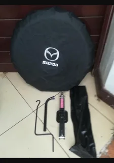 Mazda MX5 Roadster 4 Hole Space Saver Spare Wheel kit with Cover with Tools