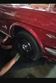 Classic Mustang Spare Wheel kit with Cover and Tools