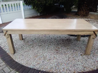 RS 282 Rustic 8 Seater Dining Table. Dimensions L2200 W900 H760 mm. Price Only R4995