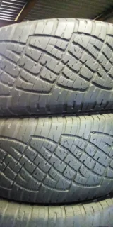 4x 265/65r17 General Grabber AT tyres.