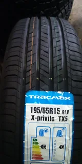 New 195/65r15 Tracmax X-Privilo TX5 tyres.