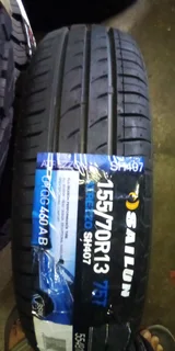 New 155/70r13 Sailun Atrezzo SH407 tyres.