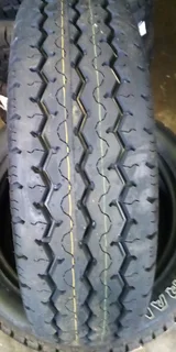 Brand new 14&#34; 5x114pcd white steel rim fitted with 195r14c Tracmax tyre for trailer/caravan.