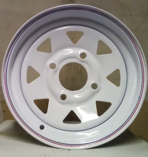 Brand new 12&#34; Nissan 1400 white steel rims with new 155/80r12 tyres.