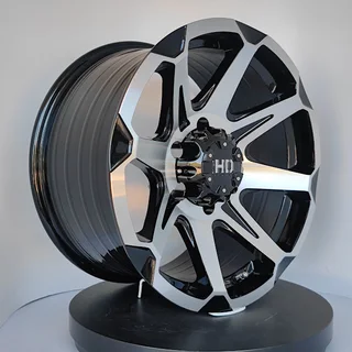 New 17" magwheels in black/machine silver for bakkies and SUV's, 6x139pcd.