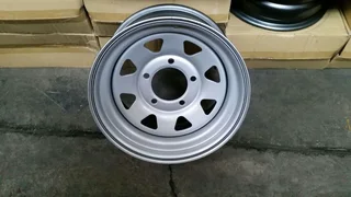 New 16" Land Cruiser silver steel rims, 5 holes, 5x150pcd.