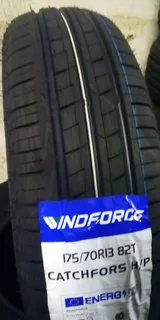 New 175/70r13 Windforce Catchfors H/P tyres.