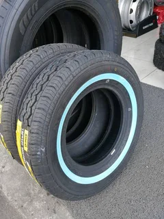 Brand new 205/75r14c Aplus A866 white wall tyres for taxis and vintage cars.