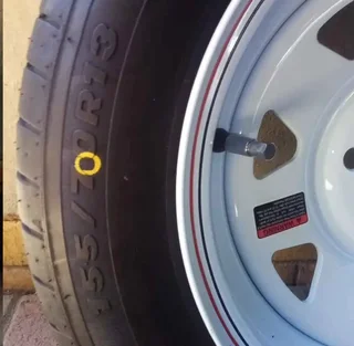 Convert 10&#34; Venter trailer wheels to 13&#34; white steel rims with 155/70r13 tyres.